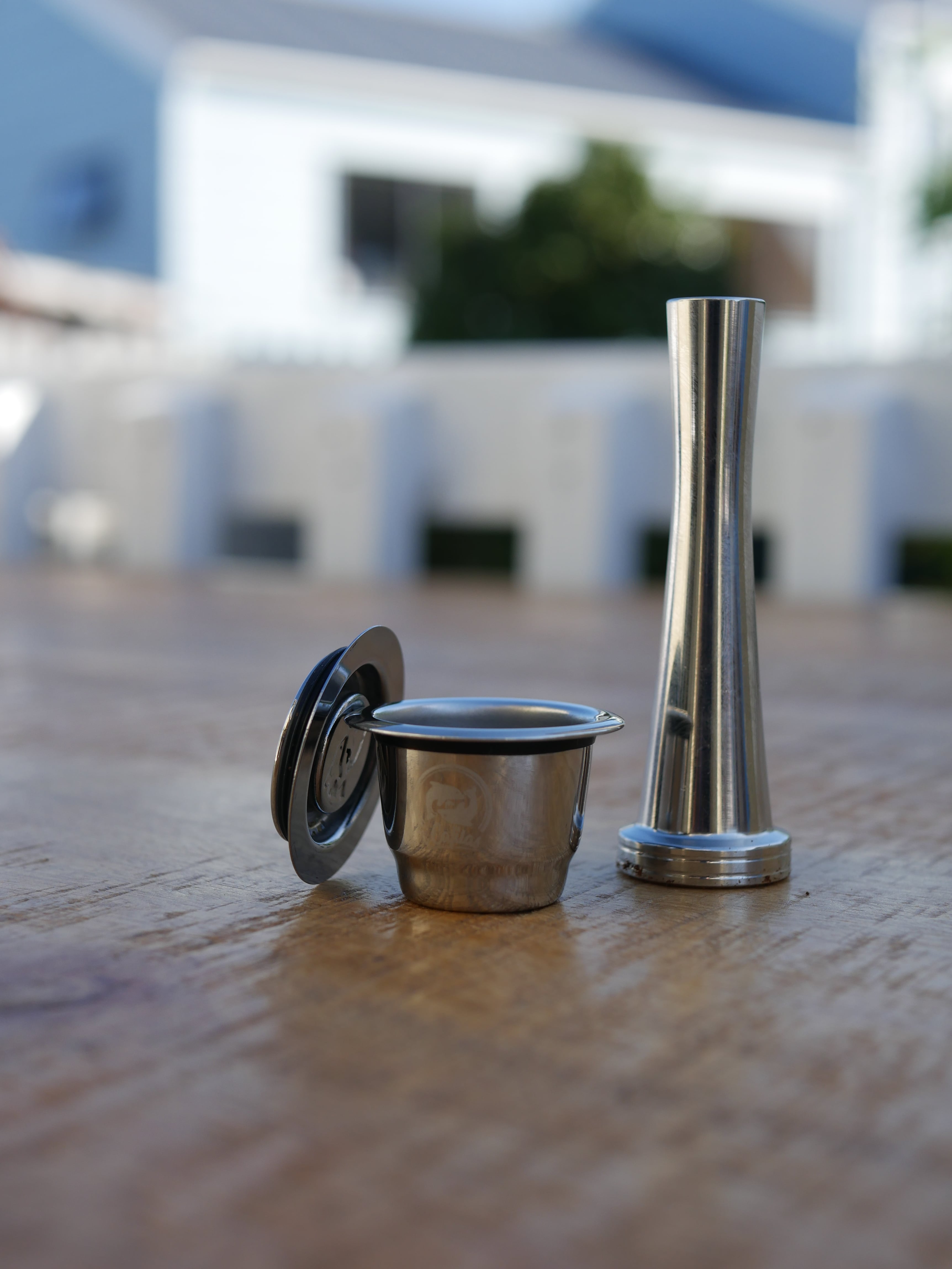 Reusable Stainless Steel Coffee Pod Kit + Tamper