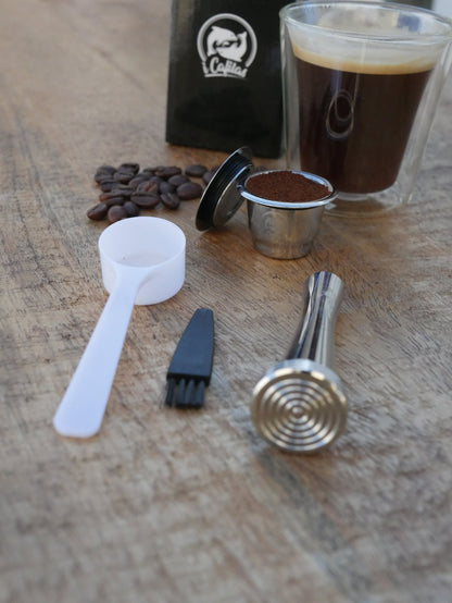 Reusable Stainless Steel Coffee Capsule Kit