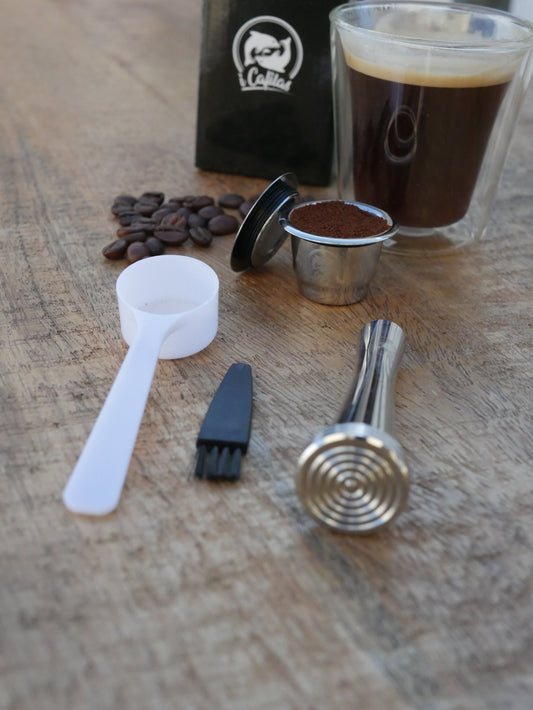 Reusable Stainless Steel Coffee Capsule Kit