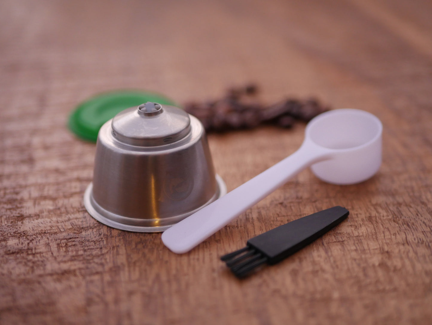 Reusable Stainless Steel Dolce Gusto Pod Kit + Tamper